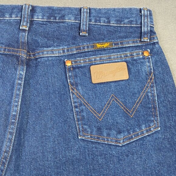 Wrangler Jeans Men's 36x34 Blue 13MWZ Cowboy Cut Western Denim Rodeo - Picture 1 of 10